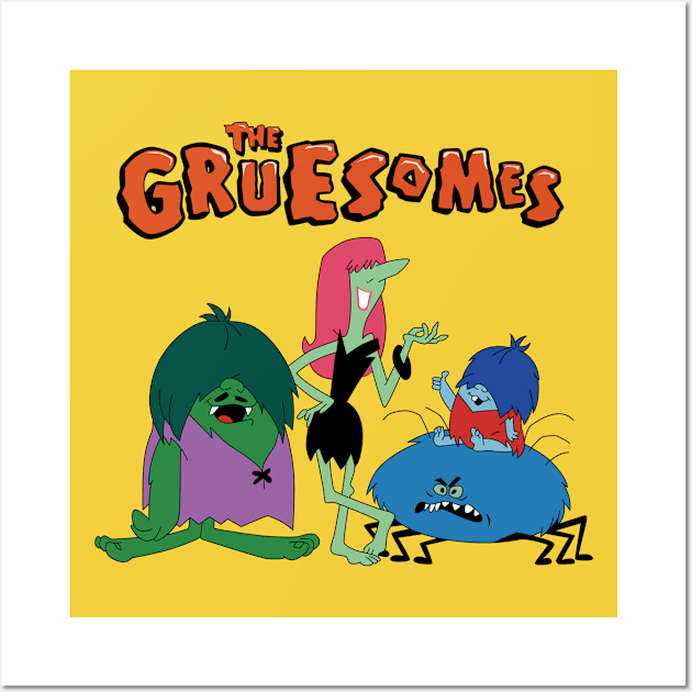 Meet the Gruesomes Wall Art by Plan8